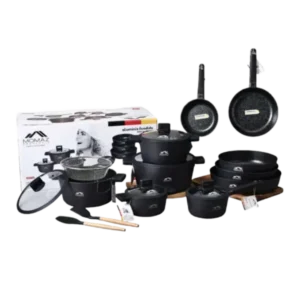 MOMAZ Granite Cookware Set - 18 Pcs